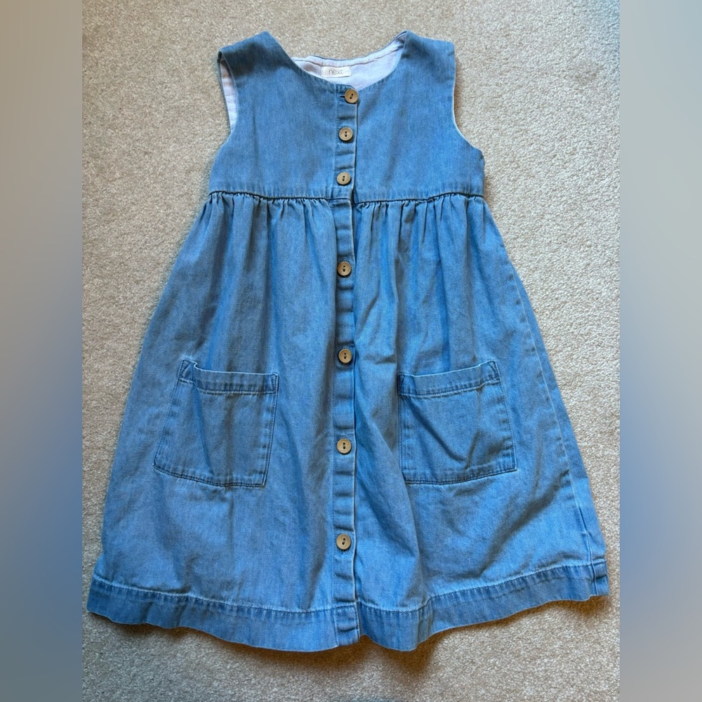 Denim Pinafore dress